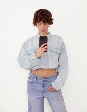 Cropped Denim Jacket