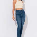 High-Waist Blue Denim