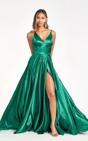 Satin Evening Dress