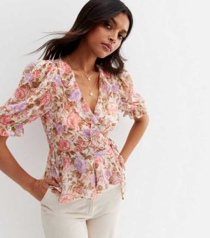 Floral Chiffon Blouse