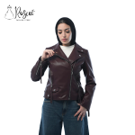 Elegant brgandy Leather Jacket